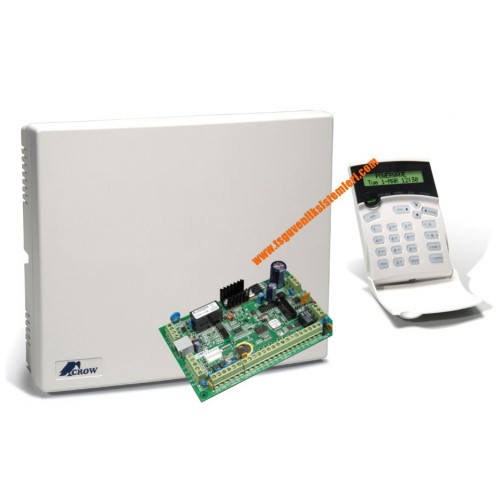 crow runner 8 lcd alarm paneli